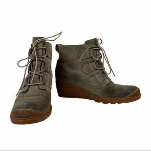Sorel Toronto Lace Up Wedge Boot